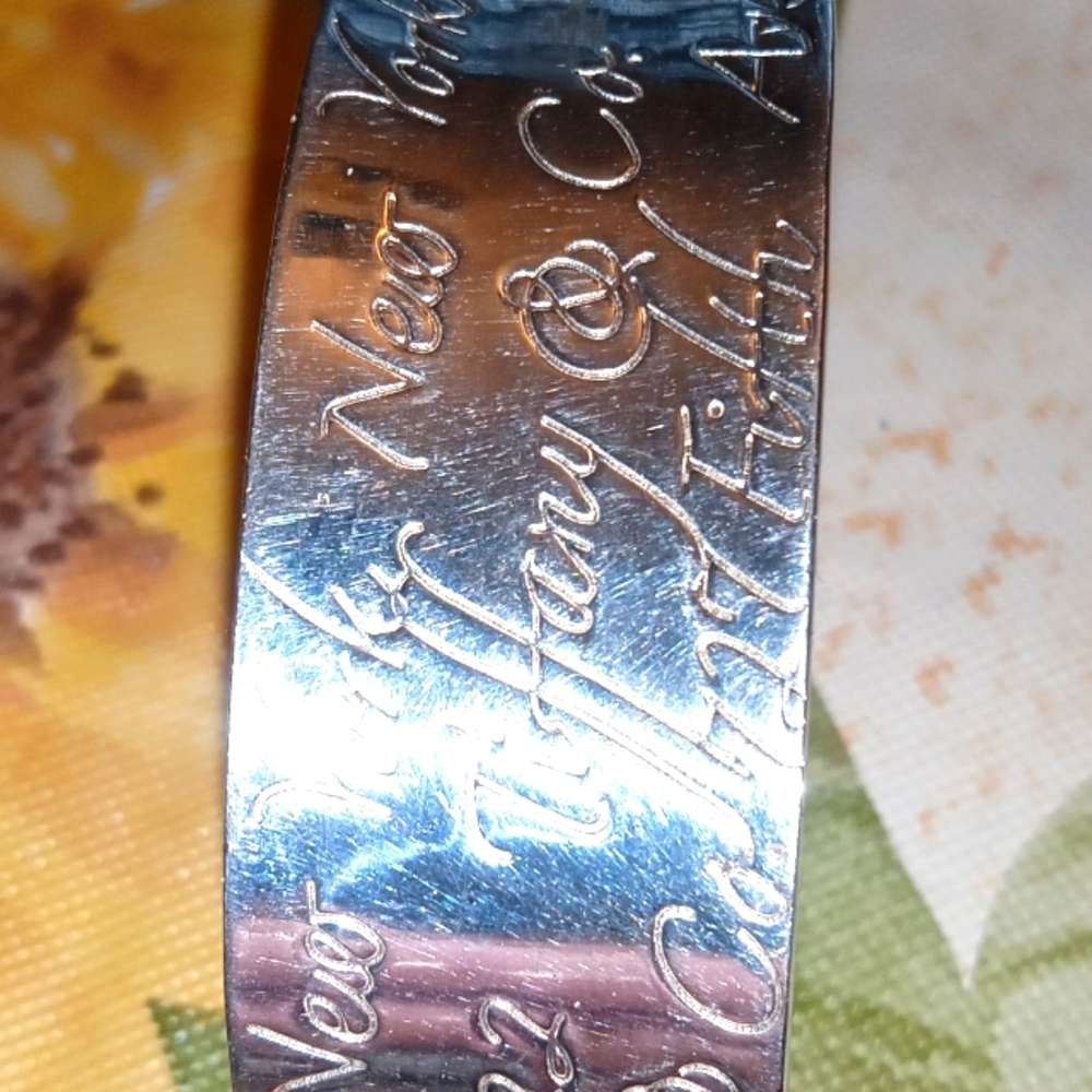 Tiffany and co .925 "notes cuff &bangles bracelets
